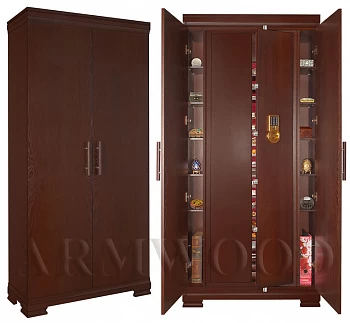 Сейф в дереве Armwood-12 EL JS 2Dr DS31 Flock Plus.